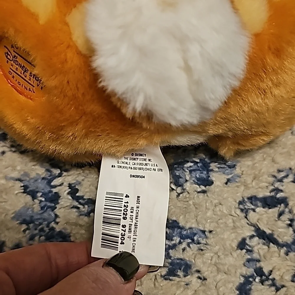 Disney Store exclusive Bambi plush stuffed animal